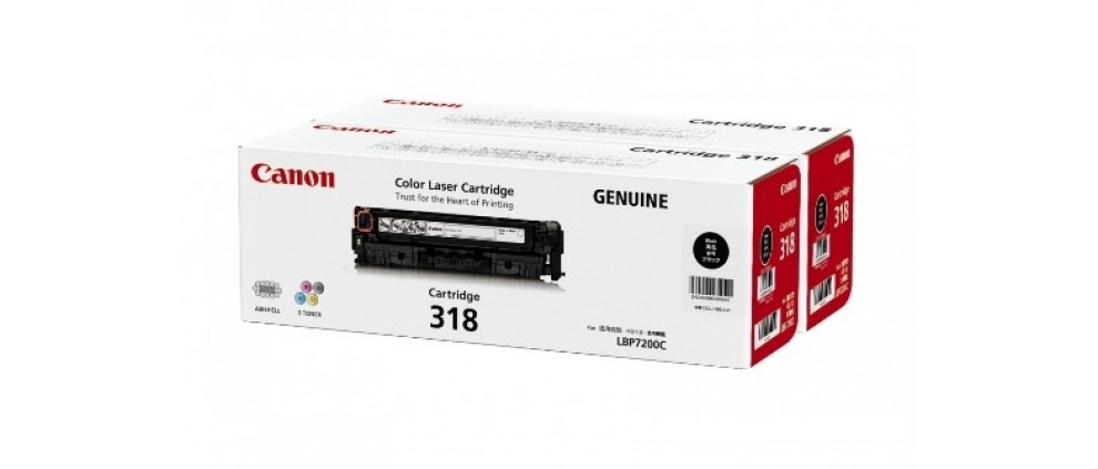 Canon Cartridge 318 Black Toner (VALUE PACK)